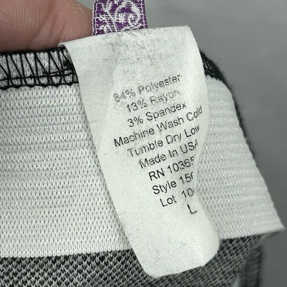 Sensational Collection Women's Large Skirt Mini Faux Wrap Tie Pull On Plaid - Picture 5 of 6